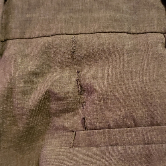 Pierre Cardin One-Tuck Slacks, Men's Size W34 polyester black type Vintage Second Hand